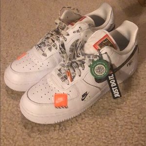 Just Do It Air Force 1s